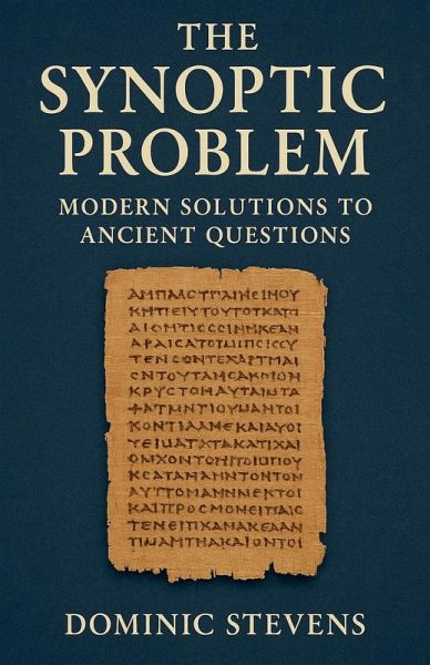 The Synoptic Problem The Synoptic Problem