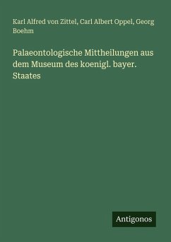 Cover Palaeontologische Mittheilungen aus dem Museum des koenigl. bayer. Staates