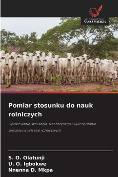 Cover Pomiar stosunku do nauk rolniczych