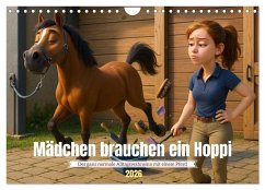Mädchen brauchen ein Hoppi (Wandkalender 2026 DIN A4 quer), CALVENDO Monatskalender - Calvendo;Waurick, Kerstin