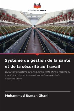 Cover Système de gestion de la santé et de la sécurité au travail