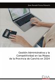 Gestión Administrativa y la Competitividad en las Mypes de la Provincia de Canchis en 2024