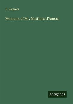 Cover Memoirs of Mr. Matthias d'Amour
