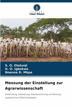 Cover Messung der Einstellung zur Agrarwissenschaft