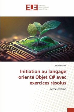 Cover Initiation au langage orienté Objet C# avec exercices résolus