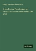 Urkunden und Forschungen zur Geschichte des Geschlechts Behr 1300 1349 Urkunden und Forschungen zur Geschichte des Geschlechts Behr 1300 1349