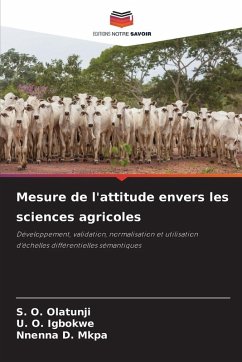 Cover Mesure de l'attitude envers les sciences agricoles