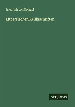 Cover Altpersischen Keilinschriften