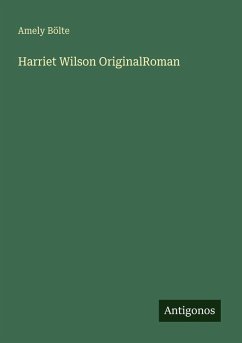Cover Harriet Wilson OriginalRoman