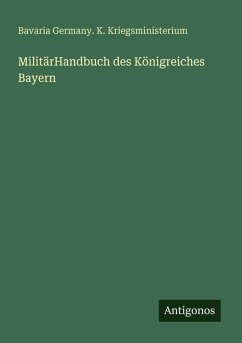 Cover MilitärHandbuch des Königreiches Bayern