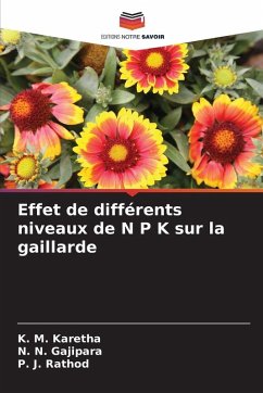Cover Effet de différents niveaux de N P K sur la gaillarde