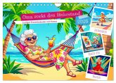 Oma rockt den Ruhestand - Lustiger Frauenkalender mit Humor (Wandkalender 2026 DIN A4 quer), CALVENDO Monatskalender