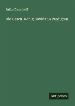 Cover Die Gesch. König Davids 14 Predigten