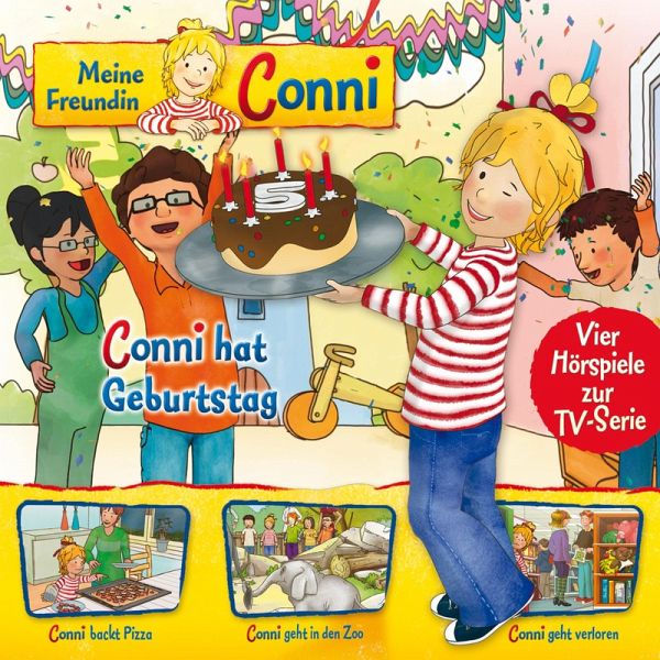 04: Conni hat Geburtstag / Conni backt Pizza / Conni geht in den Zoo / Conni geht verloren (Vier Hörspiele zur TV-Serie) (MP3-Download)