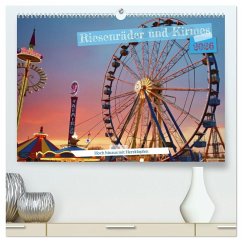 Riesenräder und Kirmes (hochwertiger Premium Wandkalender 2026 DIN A2 quer), Kunstdruck in Hochglanz Riesenräder und Kirmes (hochwertiger Premium Wandkalender 2026 DIN A2 quer), Kunstdruck in Hochglanz
