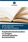 Empfindlichkeitsstudien zu einigen antimikrobiellen Arzneimitteln