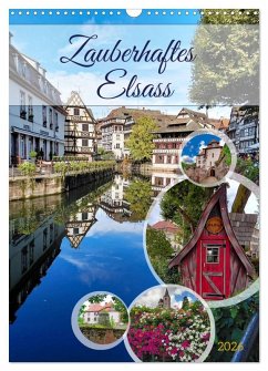 Cover Zauberhaftes Elsass (Wandkalender 2026 DIN A3 hoch), CALVENDO Monatskalender