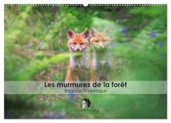 Cover Les murmures de la forêt - Regards d'animaux (Calendrier mural 2026 DIN A2 vertical), CALVENDO calendrier mensuel
