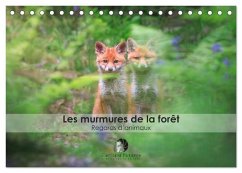 Cover Les murmures de la forêt - Regards d'animaux (Calendrier de bureau 2026 DIN A5 vertical), CALVENDO calendrier mensuel