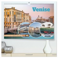 Cover Venise - Un hommage imagé à la magie vénitienne (Calendrier mural 2026 DIN A2 vertical) calendrier de bureau