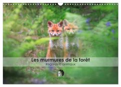 Cover Les murmures de la forêt - Regards d'animaux (Calendrier mural 2026 DIN A3 vertical), CALVENDO calendrier mensuel