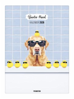 Cover Wandkalender 2026 - Bunter Hund