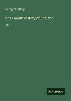 Cover The Family History of England