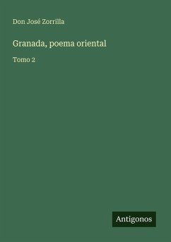 Granada, poema oriental Cover Granada, poema oriental