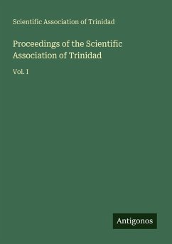 Cover Proceedings of the Scientific Association of Trinidad