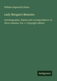 Cover Lady Morgan's Memoirs