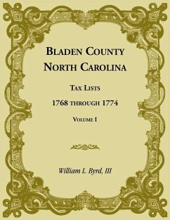 Cover Bladen County, North Carolina, Tax Lists