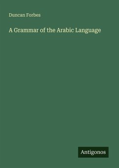 Cover A Grammar of the Arabic Language