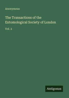 Cover The Transactions of the Entomological Society of London