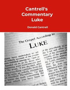 Cover Cantrell's Commentary Luke