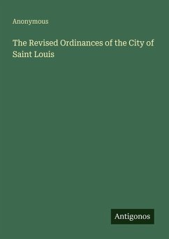 Cover The Revised Ordinances of the City of Saint Louis