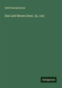 Cover Das Lied Moses Deut. 32, 143