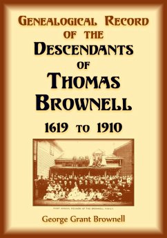 Cover Genealogical Record of the Descendants of Thomas Brownell, 1619 to 1910