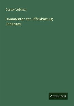 Commentar zur Offenbarung Johannes - Volkmar, Gustav