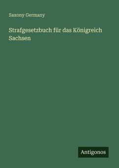 Cover Strafgesetzbuch für das Königreich Sachsen