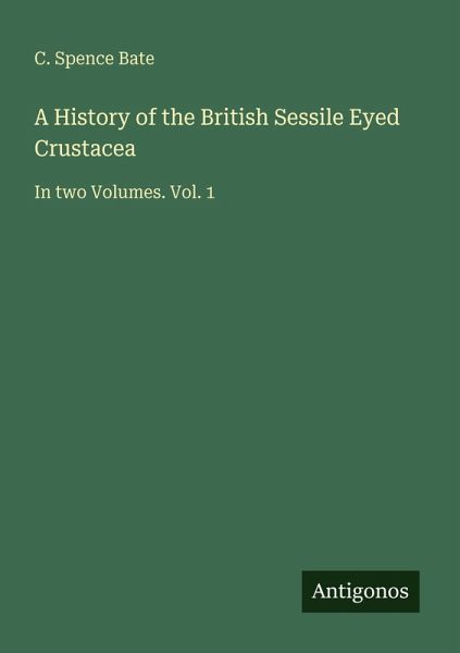A History of the British Sessile Eyed Crustacea