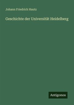Cover Geschichte der Universität Heidelberg
