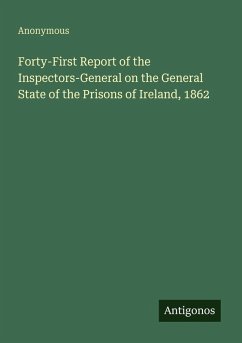 Cover Forty-First Report of the Inspectors-General on the General State of the Prisons of Ireland, 1862