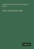 Kunst- und Gewerbe- Blatt