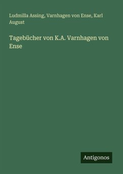 Cover Tagebücher von K.A. Varnhagen von Ense