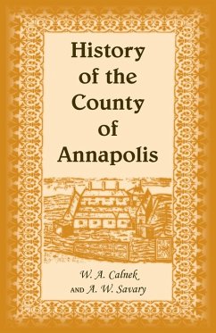 Cover History of The County of Annapolis