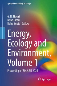 Cover Energy, Ecology and Environment, Volume 1 (eBook, PDF)