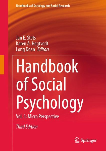 Handbook of Social Psychology (eBook, PDF) Handbook of Social Psychology (eBook, PDF)