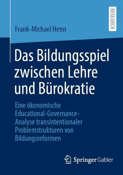 Cover Das Bildungsspiel zwischen Lehre und Bürokratie (eBook, PDF)
