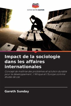 Cover Impact de la sociologie dans les affaires internationales