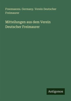 Cover Mitteilungen aus dem Verein Deutscher Freimaurer